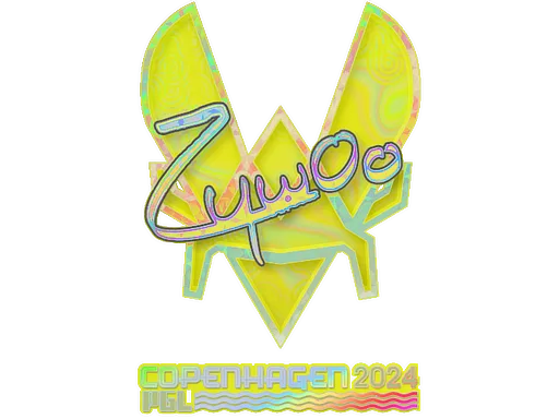 Sticker Slab | ZywOo (Holo) | Copenhagen 2024