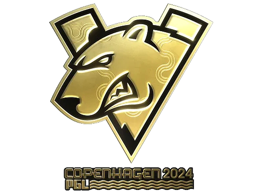 Sticker Slab | Virtus.pro (Gold) | Copenhagen 2024