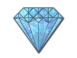Sticker Slab | Blue Gem (Glitter)