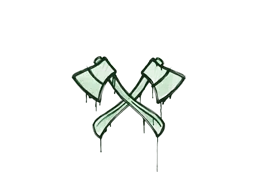Sealed Graffiti | X-Axes (Jungle Green)