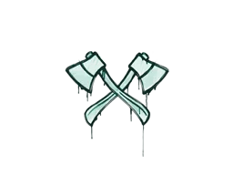 Sealed Graffiti | X-Axes (Frog Green)