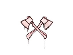 Sealed Graffiti | X-Axes (Brick Red)