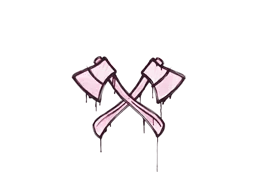 Sealed Graffiti | X-Axes (Princess Pink)