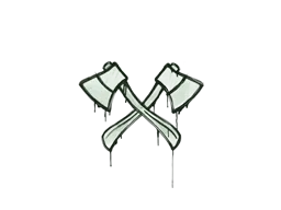 Sealed Graffiti | X-Axes (Cash Green)