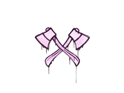 Sealed Graffiti | X-Axes (Bazooka Pink)