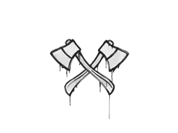 Sealed Graffiti | X-Axes (Shark White)