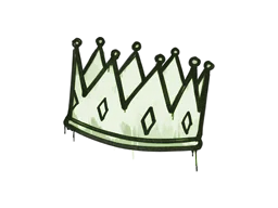 Sealed Graffiti | King Me (Battle Green)
