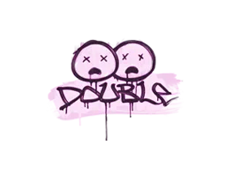 Sealed Graffiti | Double (Bazooka Pink)