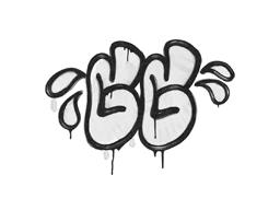 Sealed Graffiti | GGWP (Shark White)