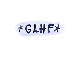 Sealed Graffiti | GLHF (SWAT Blue)
