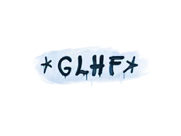 Sealed Graffiti | GLHF (Monarch Blue)