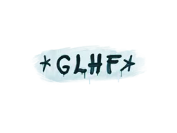 Sealed Graffiti | GLHF (Wire Blue)