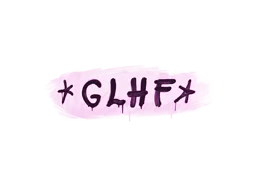Sealed Graffiti | GLHF (Bazooka Pink)