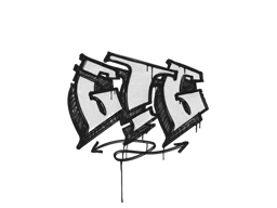 Sealed Graffiti | GTG (Shark White)