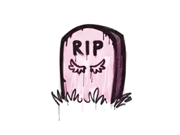 Sealed Graffiti | Tombstone (Princess Pink)