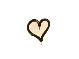 Sealed Graffiti | Heart (Desert Amber)