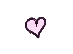 Sealed Graffiti | Heart (Bazooka Pink)