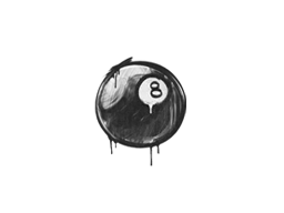 Sealed Graffiti | 8-Ball (Shark White)