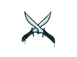Sealed Graffiti | X-Knives (Wire Blue)