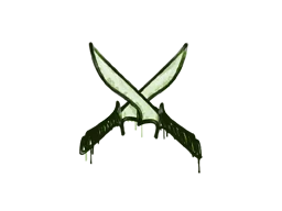 Sealed Graffiti | X-Knives (Battle Green)