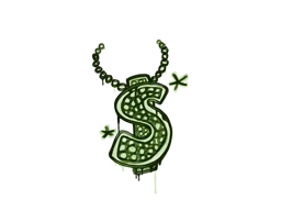 Sealed Graffiti | Bling (Battle Green)
