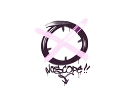 Sealed Graffiti | Noscope (Bazooka Pink)