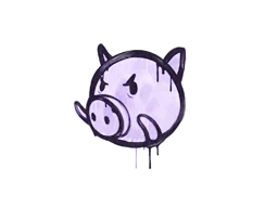 Sealed Graffiti | Piggles (Monster Purple)