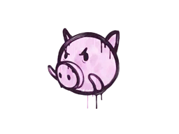 Sealed Graffiti | Piggles (Bazooka Pink)