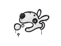 Sealed Graffiti | Popdog (Shark White)