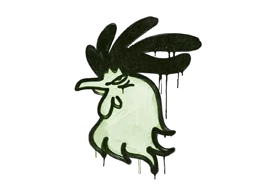 Sealed Graffiti | Cocky (Battle Green)