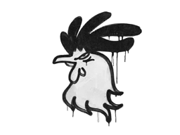 Sealed Graffiti | Cocky (Shark White)