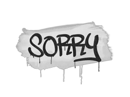 Sealed Graffiti | Sorry (Shark White)