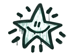 Sealed Graffiti | Shining Star (Frog Green)