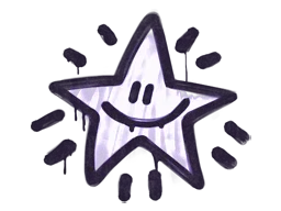 Sealed Graffiti | Shining Star (Violent Violet)