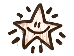 Sealed Graffiti | Shining Star (Tiger Orange)