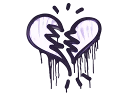 Sealed Graffiti | Broken Heart (Monster Purple)