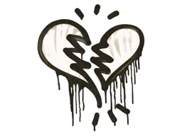 Sealed Graffiti | Broken Heart (Dust Brown)