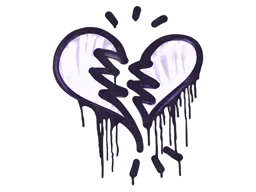Sealed Graffiti | Broken Heart (Violent Violet)