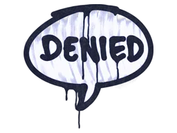 Sealed Graffiti | Denied (SWAT Blue)
