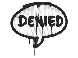 Sealed Graffiti | Denied (Shark White)