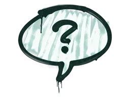 Sealed Graffiti | Question Mark (Frog Green)