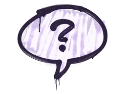 Sealed Graffiti | Question Mark (Monster Purple)