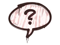 Sealed Graffiti | Question Mark (Brick Red)