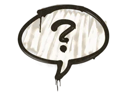 Sealed Graffiti | Question Mark (Dust Brown)