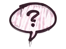 Sealed Graffiti | Question Mark (Princess Pink)