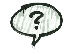 Sealed Graffiti | Question Mark (Cash Green)