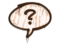 Sealed Graffiti | Question Mark (Tiger Orange)