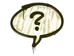 Sealed Graffiti | Question Mark (Tracer Yellow)