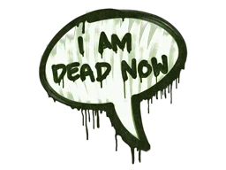 Sealed Graffiti | Dead Now (Battle Green)