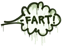 Sealed Graffiti | Fart (Battle Green)